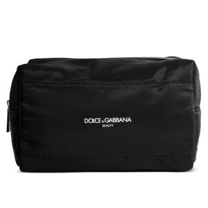 Dolce & Gabbana Women’s Black Cosmetic Makeup Beauty Bag Toiletry Travel